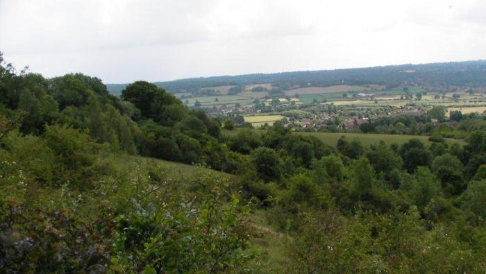 The valley below The valley below
