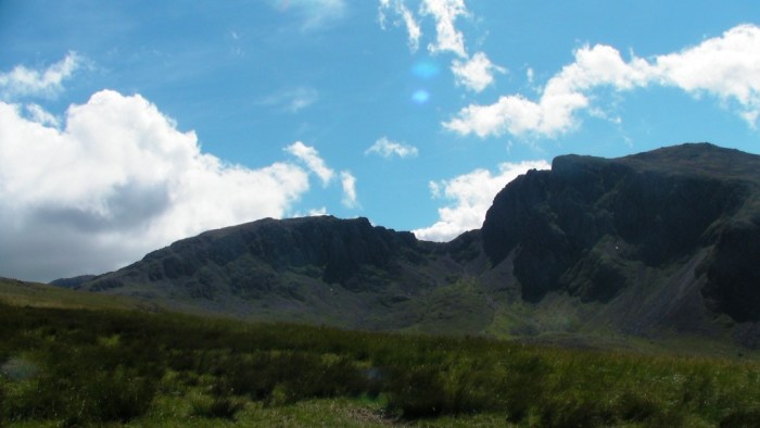 The Scafells from Lingmell