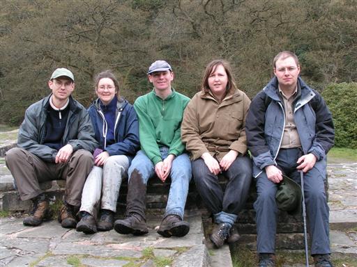 The group at Erwood Hall