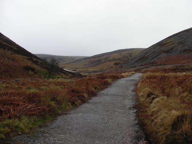 Lonely path around the base of the fells