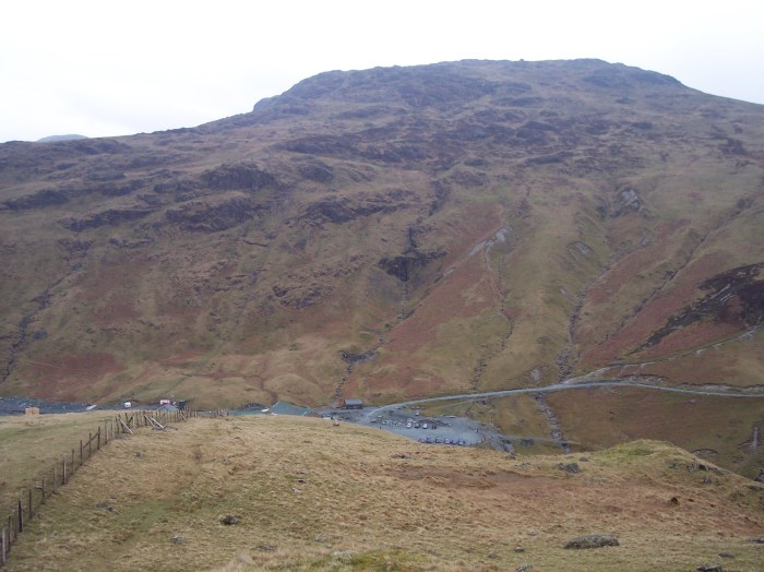 The climb up from Honister