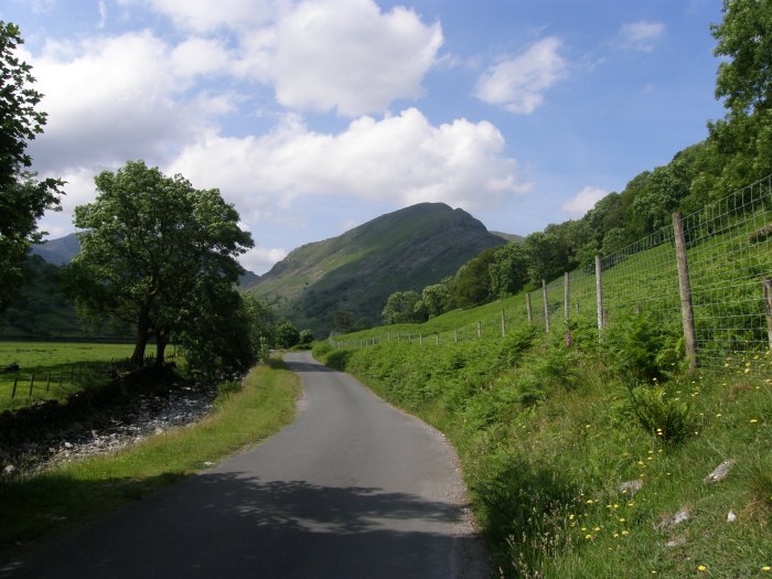 Along the road to Seathwaite Farm