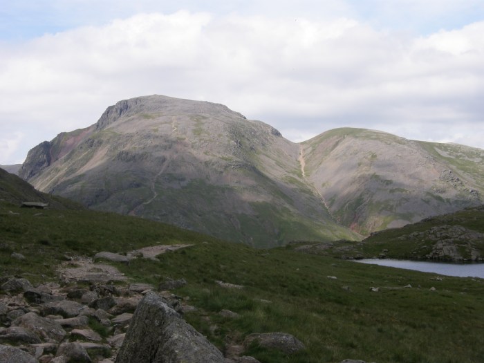 Looking across to Great Gable