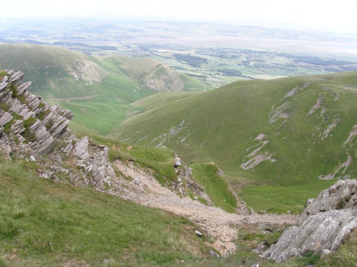 Looking down into the Combe (the white one)