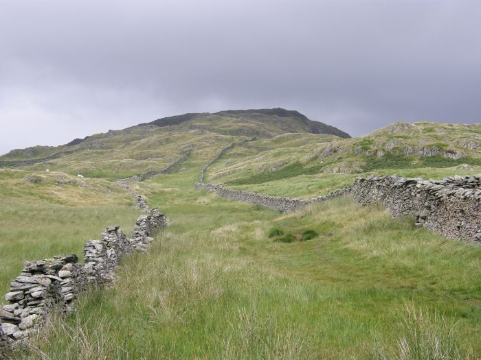 The walk up the Red Screes ridge from Ambleside