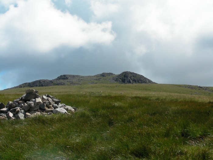 The final part of the ascent of Lingmell