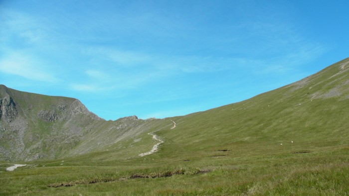 Path down from Swirral Edge and Catstye Cam