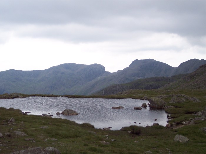 The Scafells from Three Tarns