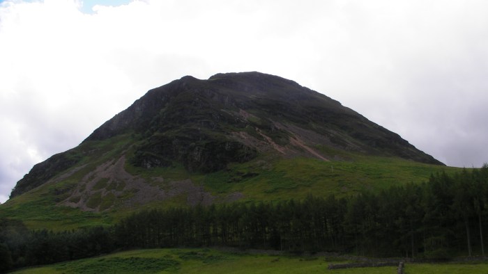 Mellbreak's north ridge