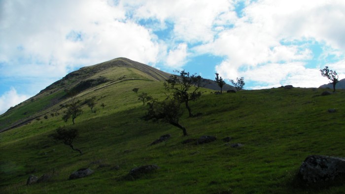 The way up Lingmell - straightforward but long