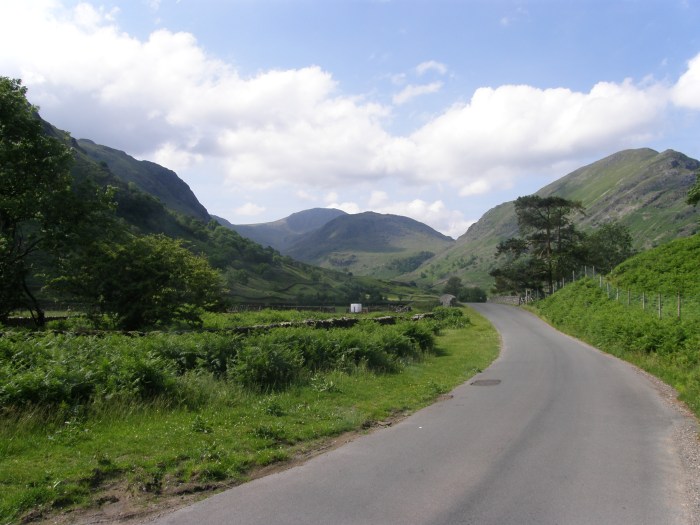 Road to Seathwaite Farm