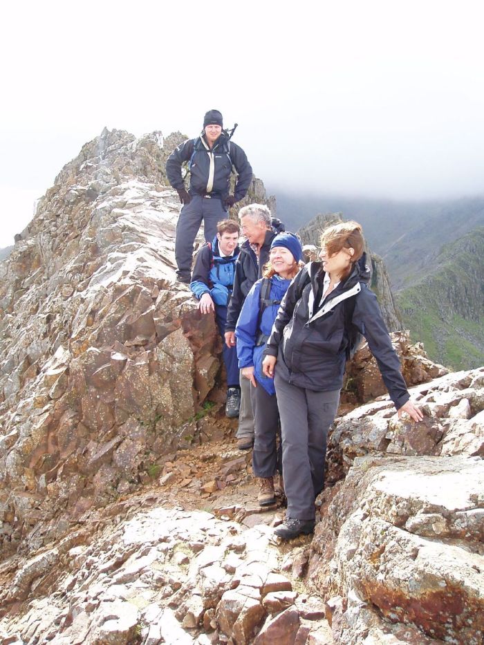On Crib Goch