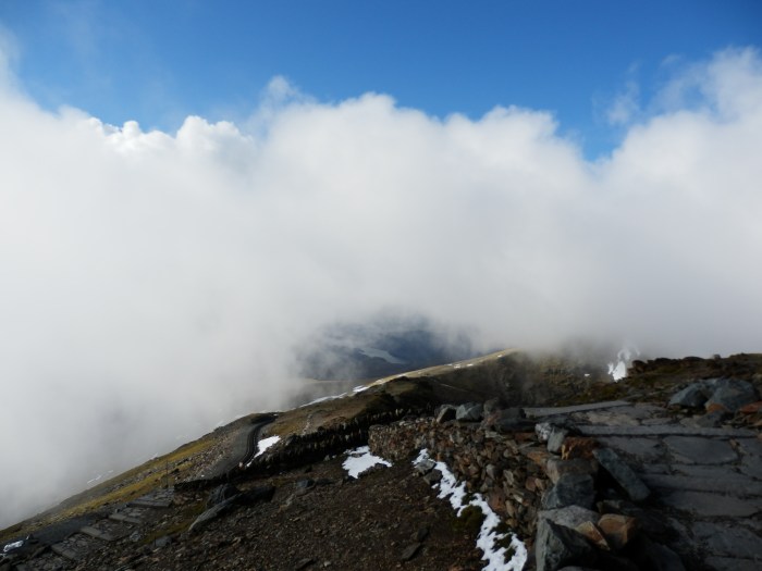 It's a long way down to Llanberis
