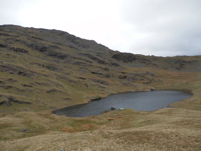 The pitch seen from Belles Knott