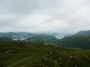 Looking down Beda Fell to Hallin Fell