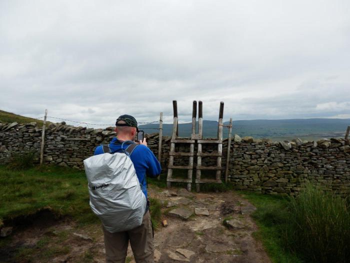 Martin goes for an arty shot