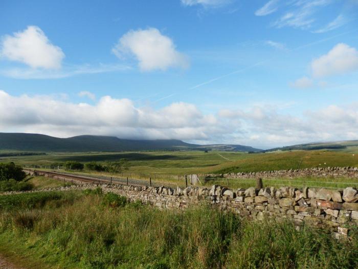 Looking back to Ingleborough