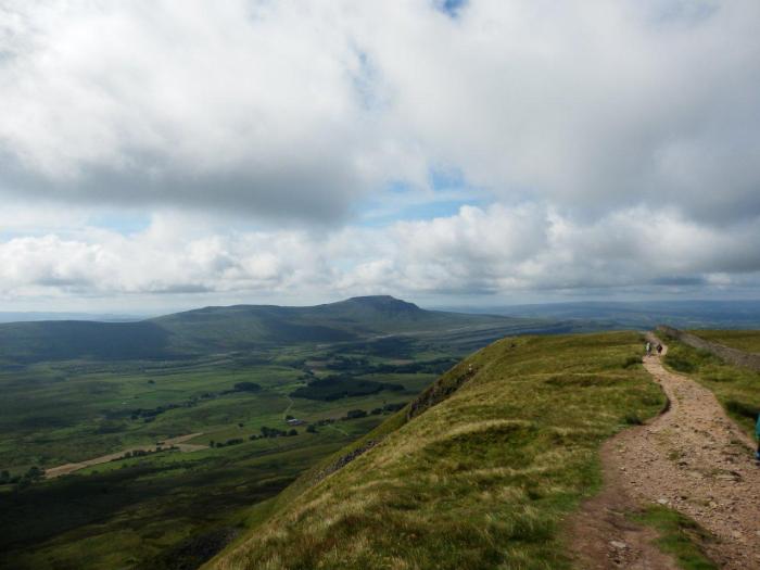 Along Whernside's ridge