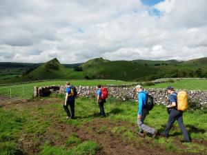 Heading down from Hitter Hill