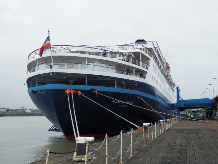 Marco Polo just happened to be in port today