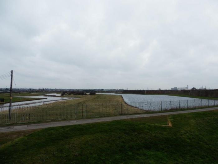 The moats of Tilbury Fort