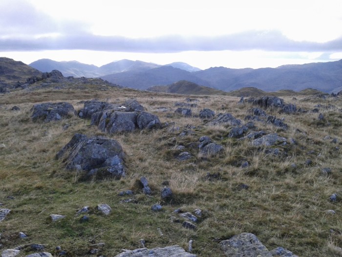 A scattering of boulders