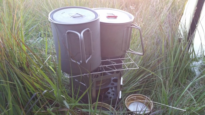 Honey Stove on its inaugural outing on the Cambrian Way
