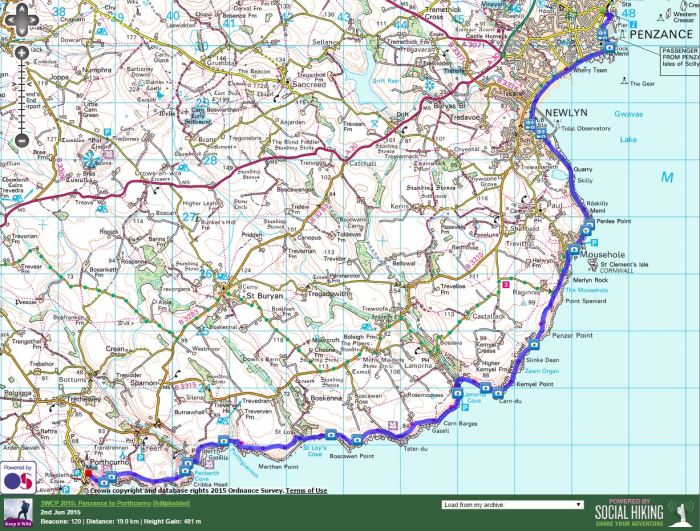 2015-06-02 SWCP Penzance to Porthcurno