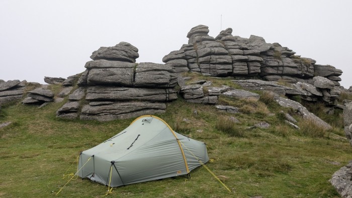 Camp at Great Mis Tor